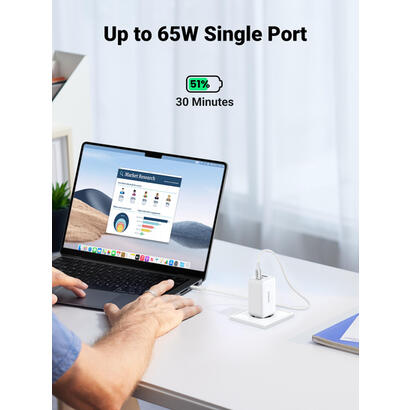 cargador-rapido-ugreen-nexode-usb-a2usb-c-65w-gan-tech-blanco