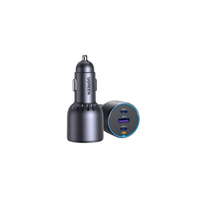 ugreen-75w-3-port-fast-car-charg-gray