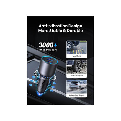 ugreen-75w-3-port-fast-car-charg-gray