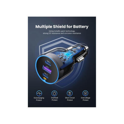 ugreen-75w-3-port-fast-car-charg-gray
