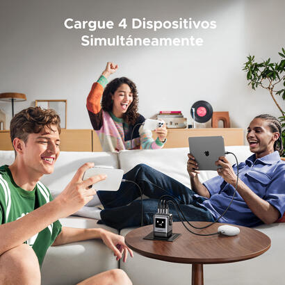 cargador-ugreen-usb-a3usb-c-100w-gan-fast