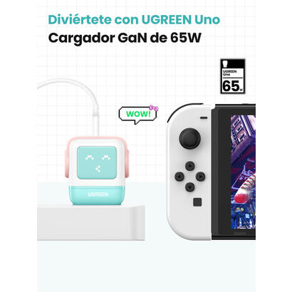 cargador-ugreen-usb-a2usb-c-65w-gan-fast