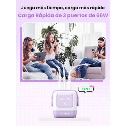 cargador-ugreen-usb-a2usb-c-65w-gan-fast