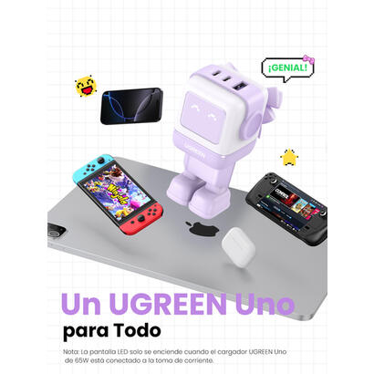 cargador-ugreen-usb-a2usb-c-65w-gan-fast