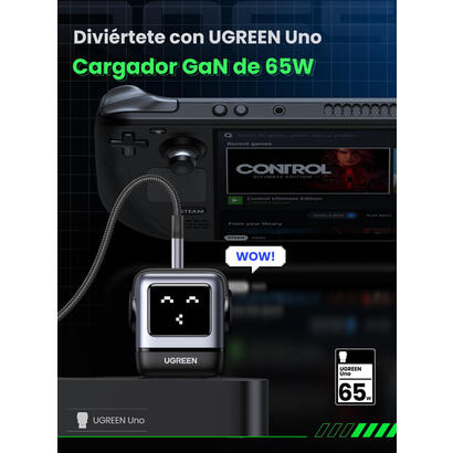 cargador-ugreen-usb-a2usb-c-65w-gan-fast