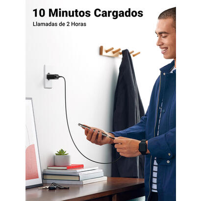 cargador-de-pared-ugreen-usb-c-20w-pd-ue-negro