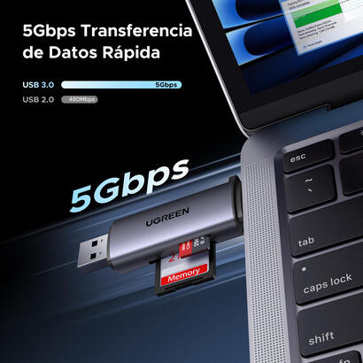 ugreen-50706-lector-de-tarjeta-usbmicro-usb-plata