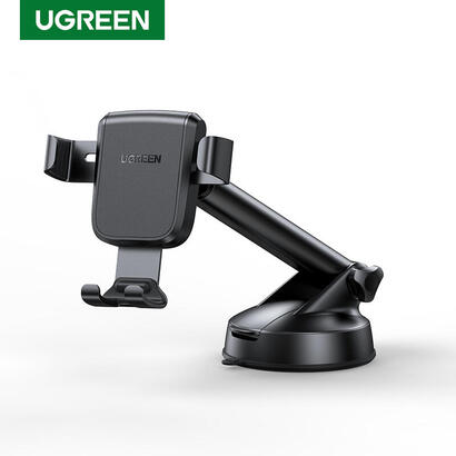 ugreen-60990b-soporte-para-telefono-gravity-con-ventosa-negro