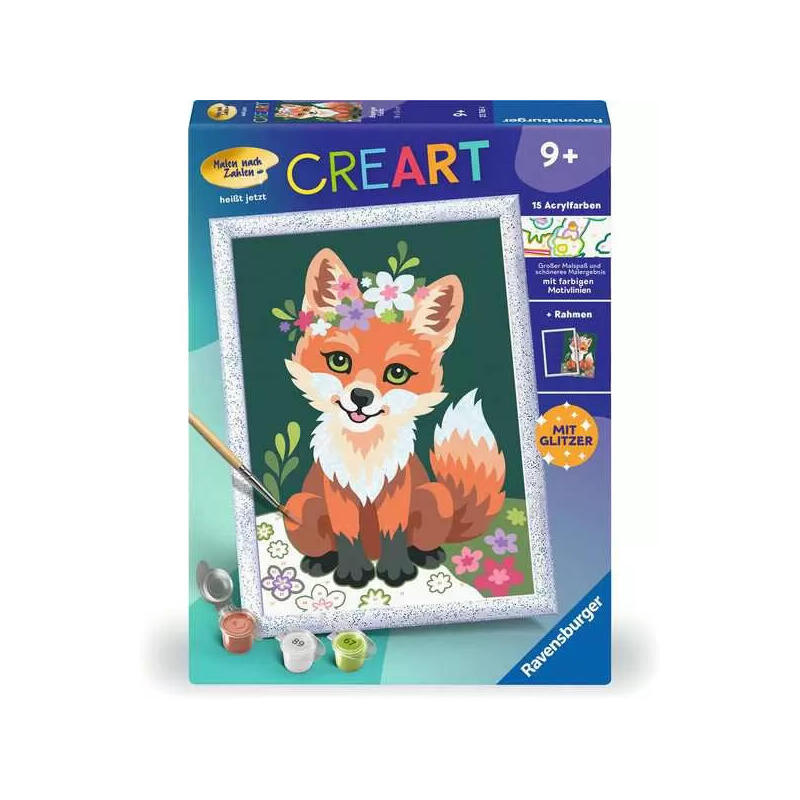 pintura-de-ravensburger-para-numeros-flowery-fox-23765 pintura-de-ravensburger-para-numeros-flowery-fox-23765