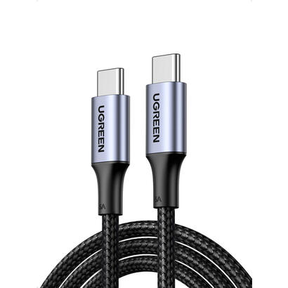 ugreen-70427-cable-usb-1-m-usb-20-usb-c-negro-plata