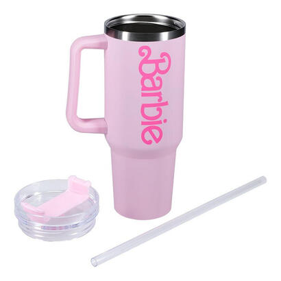 vaso-termo-con-pajita-paladone-barbie-logo-xl-1200-ml