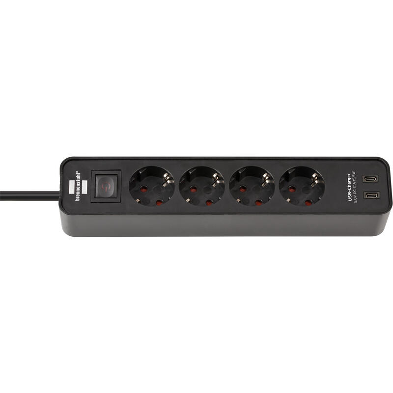 regleta-de-enchufes-brennenstuhl-ecolor-de-4-vias-con-2-puertos-usb-c-negro-cable-de-15-metros-usb-c-con-interruptor-de-segurida