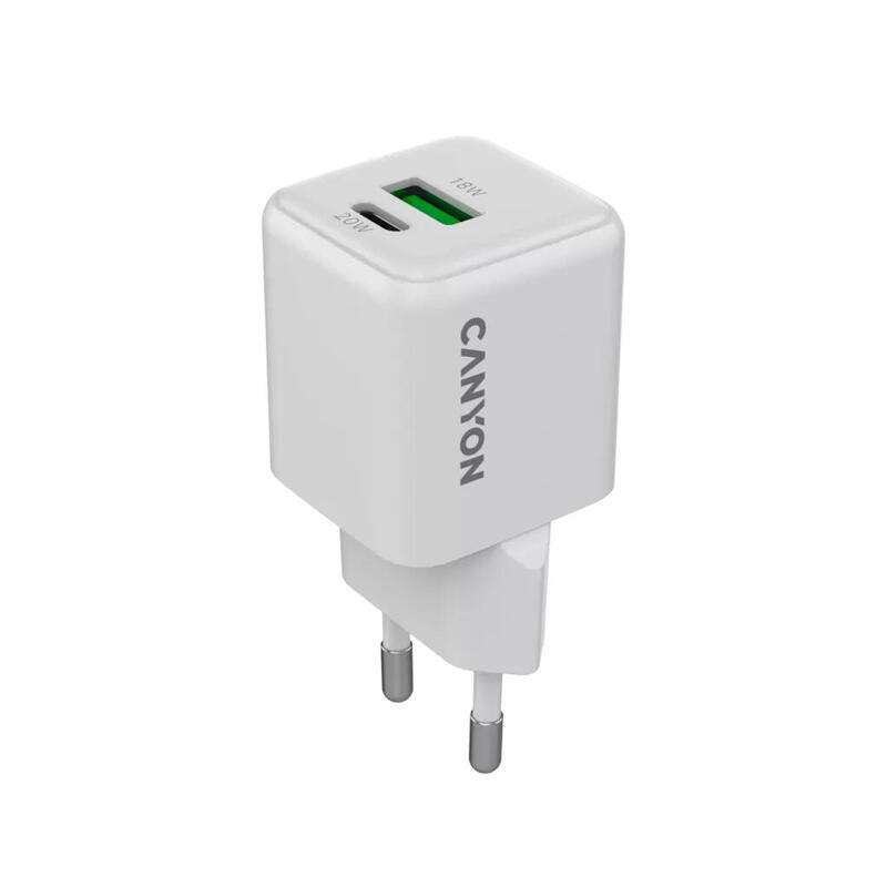 canyon-cargador-cu20ac-gan-20w-1xpd-usb-c-y-1xqc-usb-a-eu-blanco