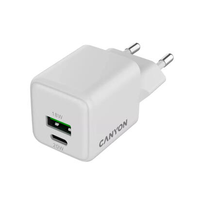 canyon-cargador-cu20ac-gan-20w-1xpd-usb-c-y-1xqc-usb-a-eu-blanco