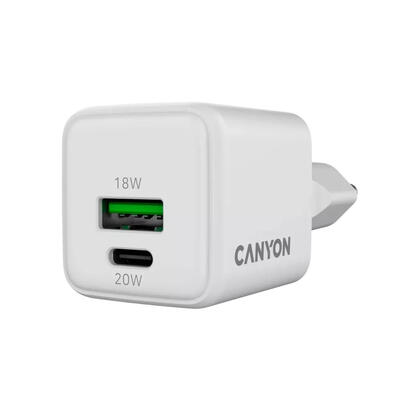 canyon-cargador-cu20ac-gan-20w-1xpd-usb-c-y-1xqc-usb-a-eu-blanco