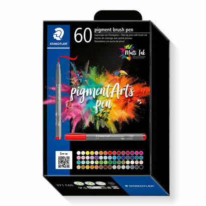 staedtler-pigment-arts-pen-rotulador-multicolor-60-piezas