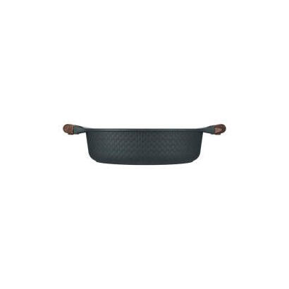 resto-kitchenware-93906-bateria-de-cocina-negro-aluminio-41-l-28-cm
