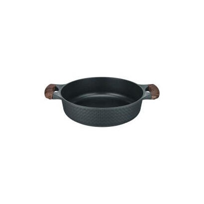 resto-kitchenware-93906-bateria-de-cocina-negro-aluminio-41-l-28-cm