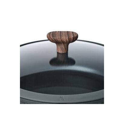 resto-kitchenware-93906-bateria-de-cocina-negro-aluminio-41-l-28-cm