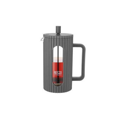 resto-kitchenware-90535-cafetera-manual-frances-de-prensa-1-l-gris