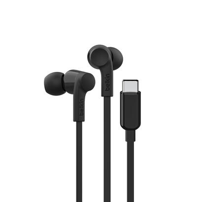 auriculares-belkin-soundform-alambrico-usb-tipo-c-negro