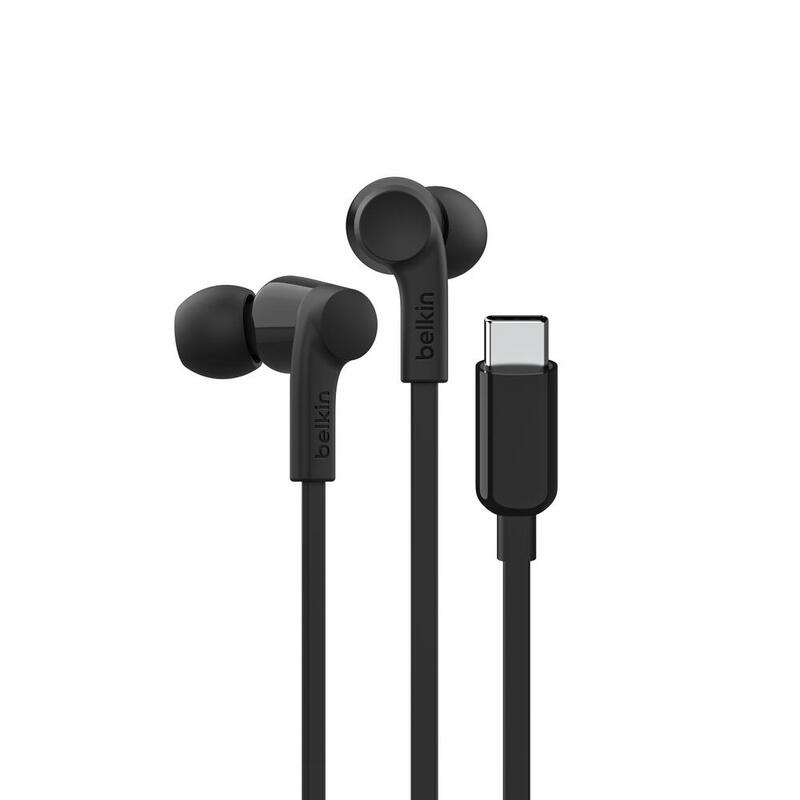 auriculares-belkin-soundform-alambrico-usb-tipo-c-negro