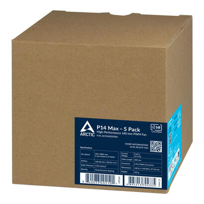 arctic-p14-max-ventiladores-negros-paquete-de-5-140-mm-acfan00290a