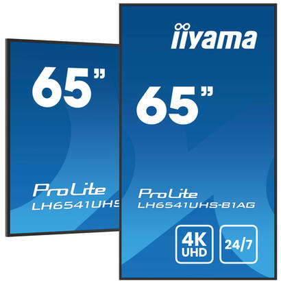 iiyama-lh6541uhs-b1ag-65-3840x2160-4k-uhd-ips-panel-1perc-haze-landscape-and-portrait-mode-speakers-2x-10w-3x-hdmi