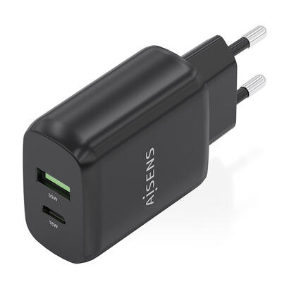 aisens-cargador-gan-30w-1xusb-c-pd30-qc40-1xusb-a-qc30-negro