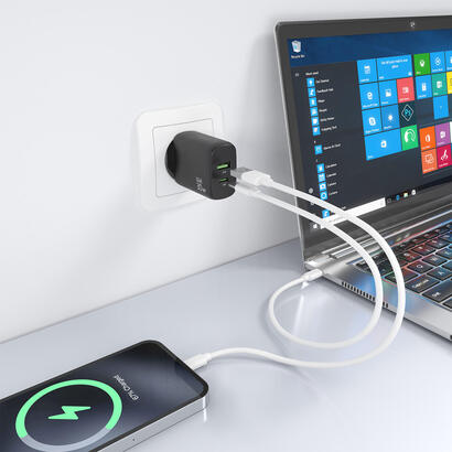 aisens-cargador-gan-30w-1xusb-c-pd30-qc40-1xusb-a-qc30-negro