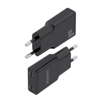 aisens-cargador-gan-ultra-delgado-30w-2xusb-c-pd30-qc40-negro