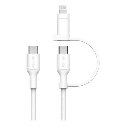 belkin-boostcharge-pro-cable-usb-usb-20-15-m-usb-c-usb-clightning-blanco