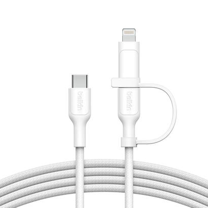 belkin-boostcharge-pro-cable-usb-usb-20-15-m-usb-c-usb-clightning-blanco