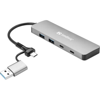 sandberg-usb-ca-to-2xusb-a2xusb-c-hub
