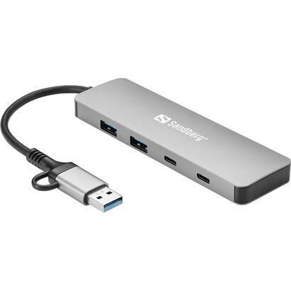 sandberg-usb-ca-to-2xusb-a2xusb-c-hub