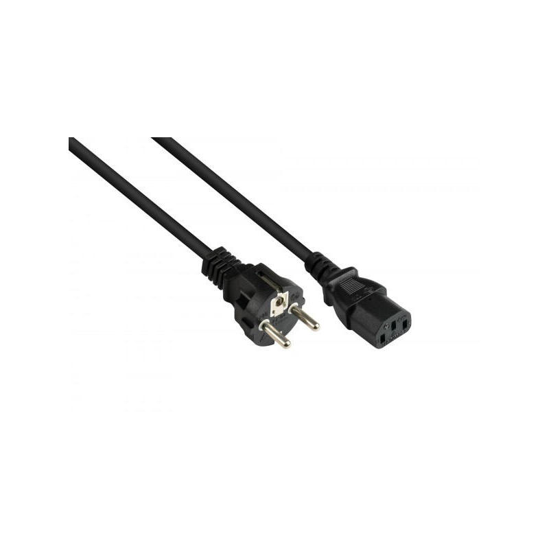 good-connections-schutzkontakt-mecker-an-c13-negro-5m good-connections-schutzkontakt-mecker-an-c13-negro-5m