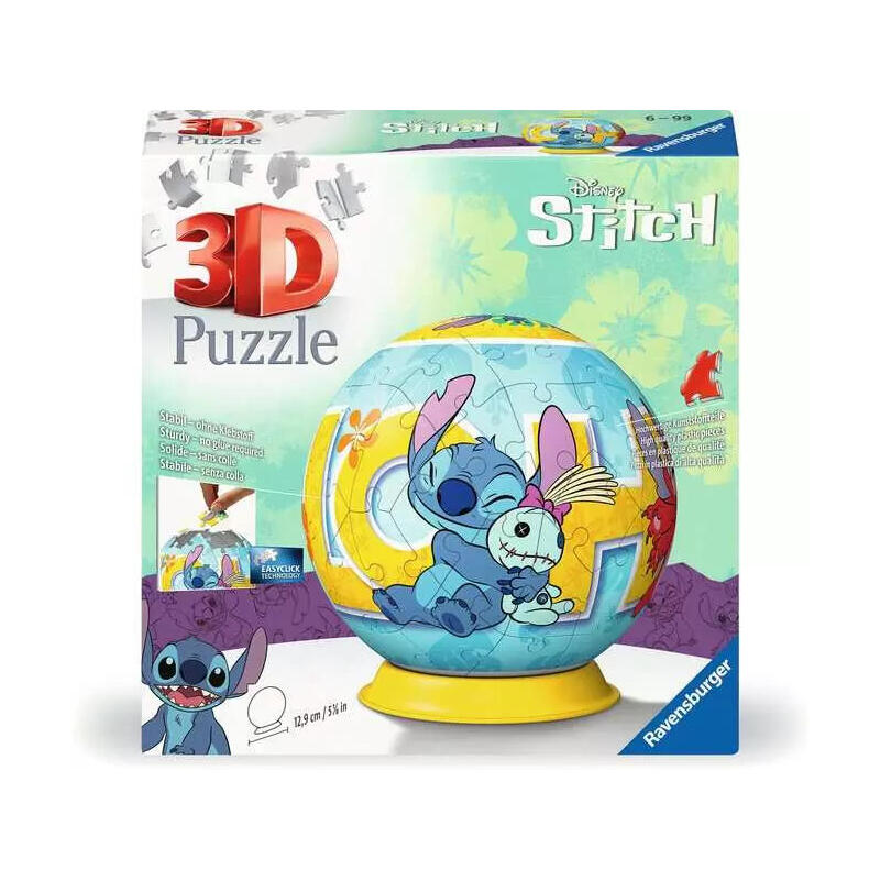 puzzle-ravensburger-3d-ball-disney-stitch-72-parts-11596