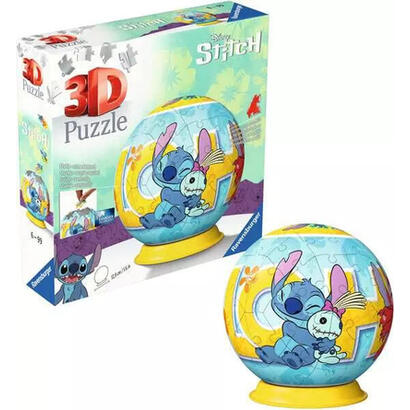 puzzle-ravensburger-3d-ball-disney-stitch-72-parts-11596