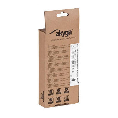 akyga-ak-nd-23-adaptador-e-inversor-de-corriente-interior-40-w-negro