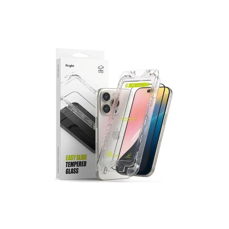 ringke-iphone-16-pro-screen-protector-premium-easy-slide-tempered-glass-9h-with-installation-jig-2pcs-transparent