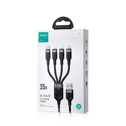 joyroom-4-in-1-usb-lightning-lightning-type-c-micro-usb-cable-multi-color-series-a18-35a-12m-black-s-1t4018a18l