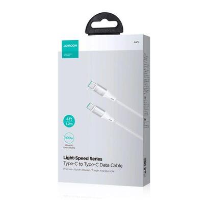 joyroom-light-speed-series-cable-usb-type-c-100w-12m-white-s-a25