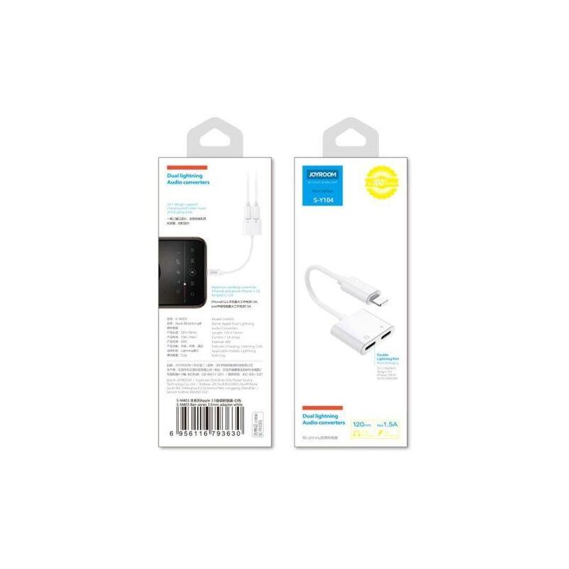 joyroom-adapter-lightning-to-lightning-lightnig-012m-white-s-y104