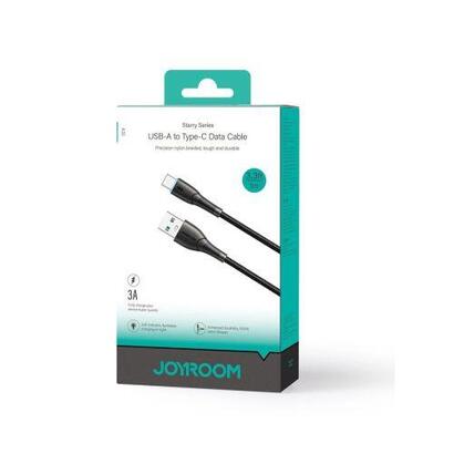 joyroom-usb-type-c-cable-starry-series-480mbs-3a-1m-black-sa32-ac3