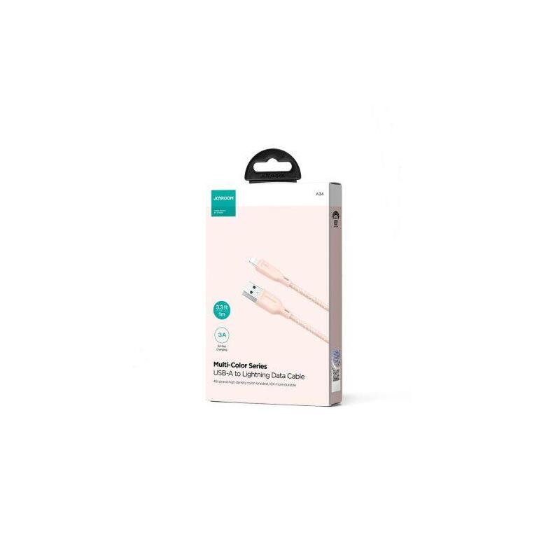 joyroom-usb-lightning-cable-multi-color-series-a14-480mbs-3a-12m-pink-sa34-al3
