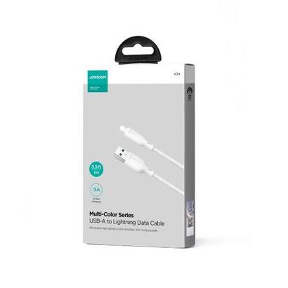 joyroom-usb-lightning-cable-multi-color-series-a14-480mbs-3a-12m-white-sa34-al3