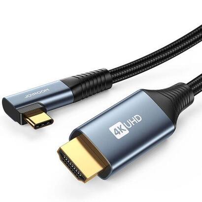 joyroom-converter-type-c-male-elbow-to-digital-hdmi-male-4k-60hz-gray-sy-20c1