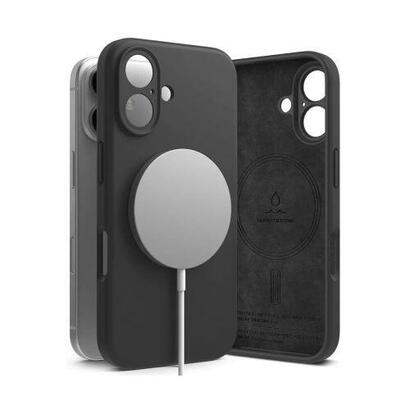 ringke-iphone-16-case-silicone-magnetic-black