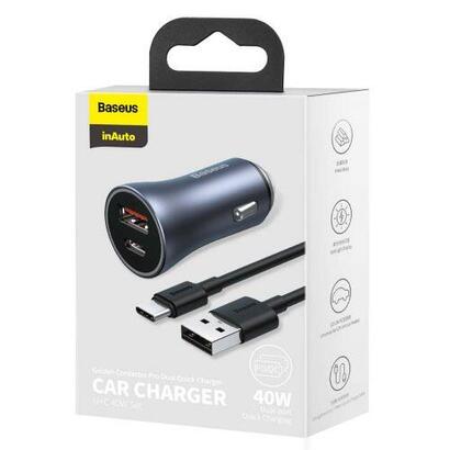 baseus-car-charger-golden-contactor-pro-dual-quick-charger-uc-pd-30-qc-4-scp-fcp-afc-with-usb-type-c-1m-cable-gray-tzccjd-0g