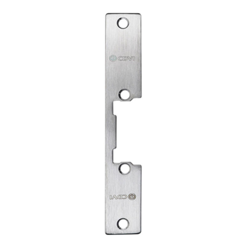 cdvi-t1i-escudo-de-montaje-corto-para-electrocerraduras-simetrica-130mm